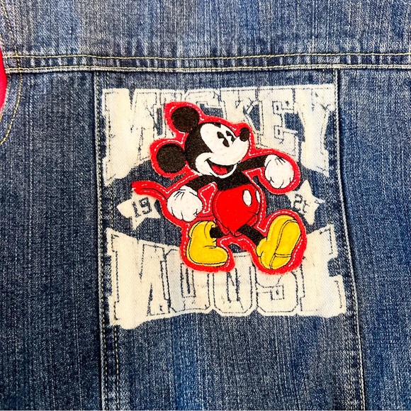Disney Mickey Mouse Denim Sweatshirt Jacket 3T - Picture 2 of 4